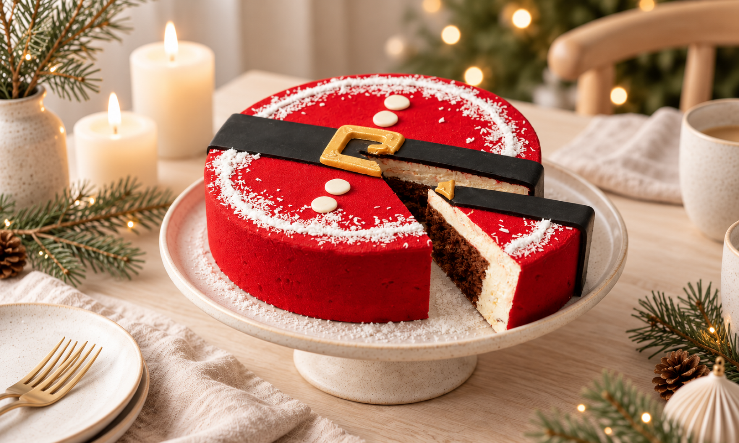 Kerstman Taart